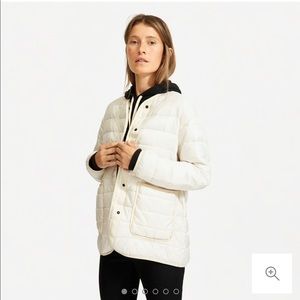 Everlane ReNew Channeled Liner in Bone